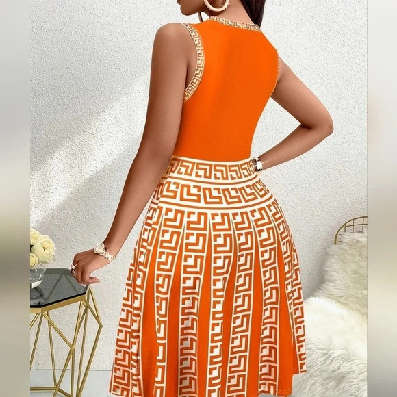 Print Patchwork Tank Dress - Picture 3 of 6